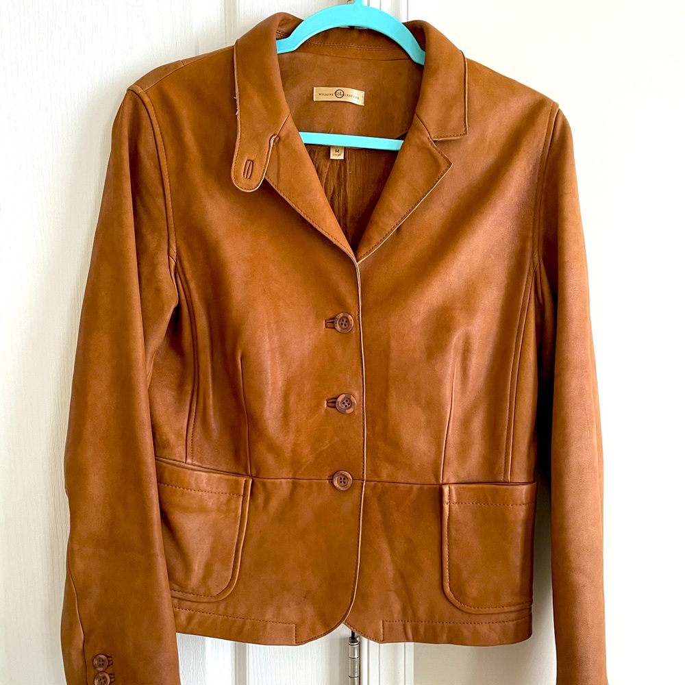 Women’s Wilson’s Lambskin Leather Jacket size M